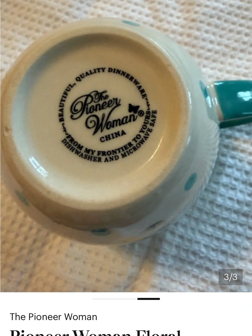 The Pioneer Woman colorful ceramic